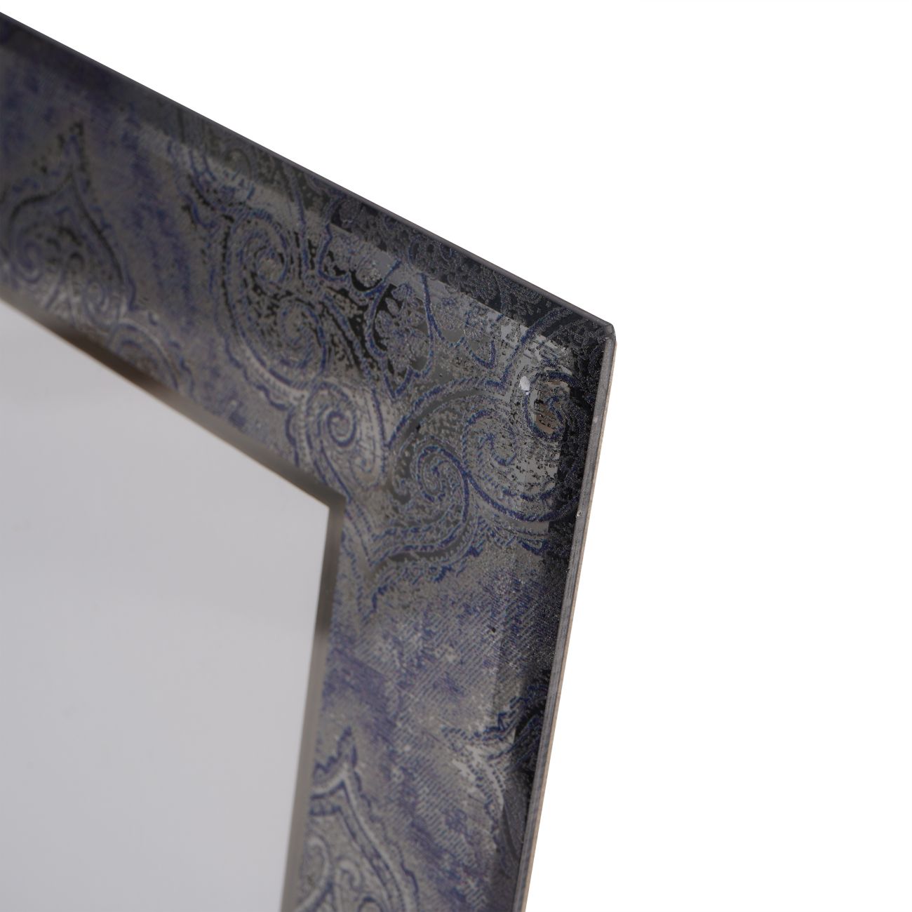 Mandala Pattern Smoked Mirror Photo Frame 7x5